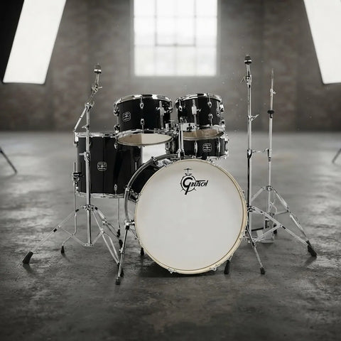 Gretsch Ge4605sp Energy Batería Shell Pack 5 Pzas 20  Negro Negro