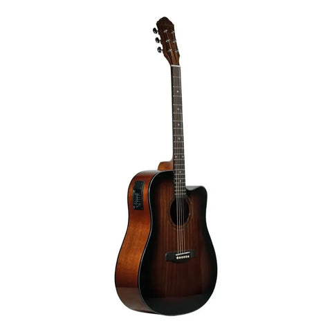 Guitarra Electroacústica La Sevillana Tx-200ceq Tsb Sombreado