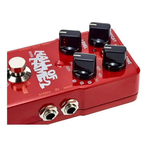 Pedal Tc Electronic Hall Of Fame 2 Reverb Para Guitarra Eléctrica Rojo