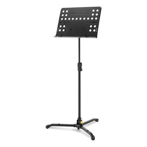 Atril Perforado Para Partitura Hércules Bs311b Color Negro