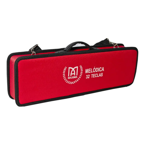 Melodica De 32 Teclas Con Estuche De Tela Maxima Sr-32sf Red