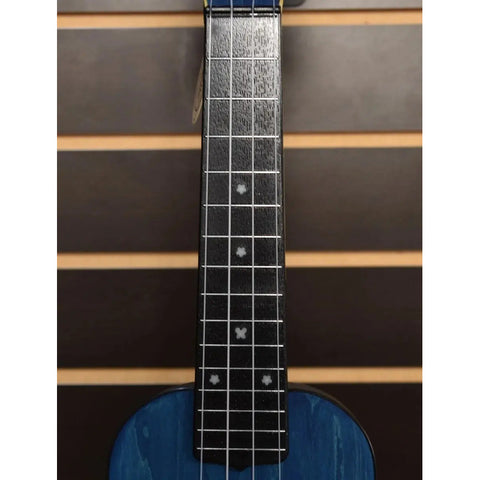 Ukelele Soprano Travel Azul Con Funda Flight Tus35 Blu  Azul