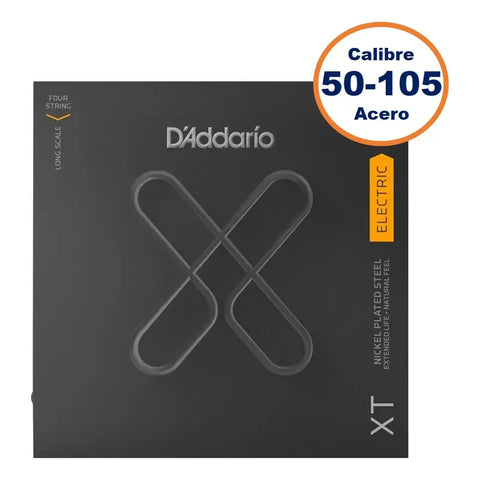 Juego Cuerdas Para Bajo Eléctrico 50-105 D'addario Xtb50105
