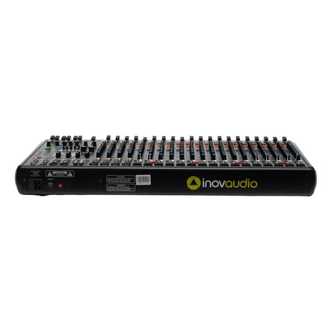 Mezcladora Análoga De 24 Canales Efectos Inovaudio Imxbu24fx