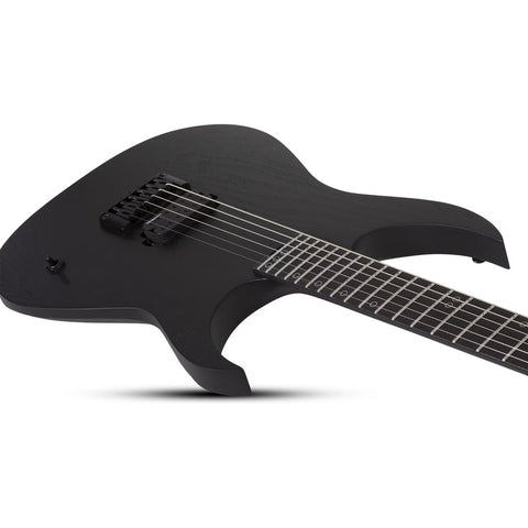 Guitarra Schecter Electrica Km-6 Mk-iii Satin Black Open Por Diestro Negro Ébano