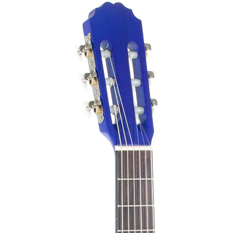 Guitarra Clásica Concert Escala 3/4 Color Azul Gewa Ps510145 Azul Marino