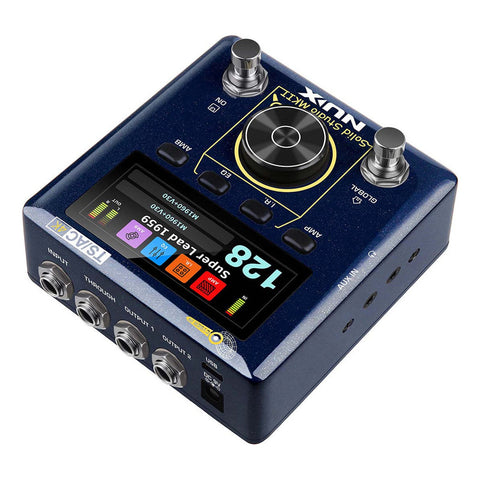 Pedal Modelador Amplificador Nux Nss-6 Solid Studio Mkii Negro