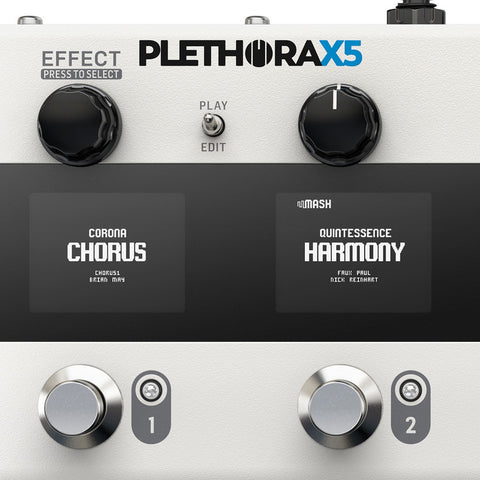 Pedal Toneprint Con Efectos Tc Electronic  Plethora X5 Gris