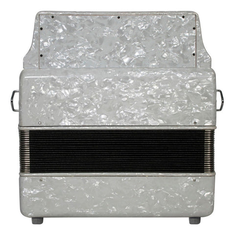 Acordeón Blanco De 31 Botones Tono De Sol Moretti Turin Gcf