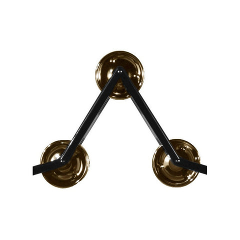 Pandero De Plástico Forma De Estrella Negra New Beat Mx-5 Negro