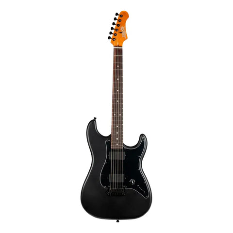 Guitarra Electrica Jet Guitars Js-400 Mbk R Diestro Negro Palo De Rosa