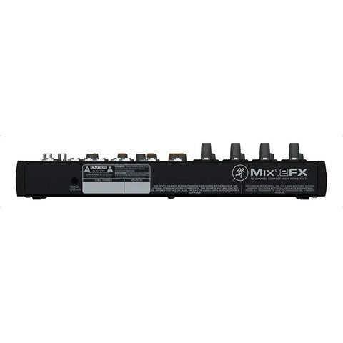 Consola Analógica Mackie Mix12fx 12 Canales Con Efectos Y Phantom Power