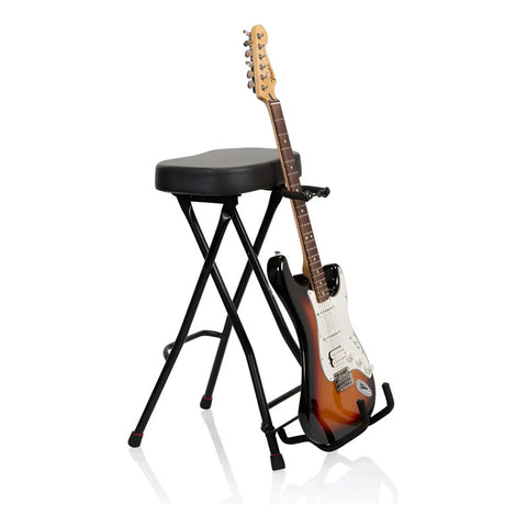 Taburete Para Guitarra Y Bajo Con Soporte Integrado Frameworks Gfw-gtrstool Negro