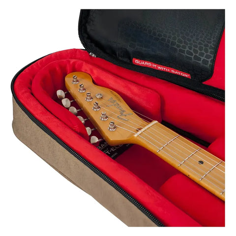 Gator Gt-electric-tan Funda Acolchada P/ Guitarra Eléctrica