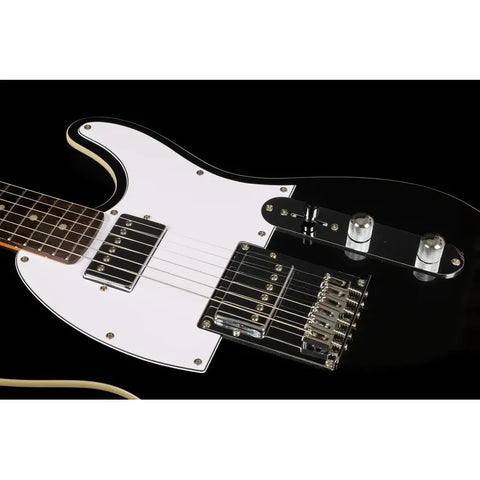 Guitarra Tipo Telectaster Jet Guitars Jt-350 Bkm H Diestro Negro Palo De Rosa
