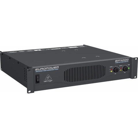 Amplificador Poder 4000w Behringer Ep4000 Color Negro Potencia De Salida Rms 4000 W