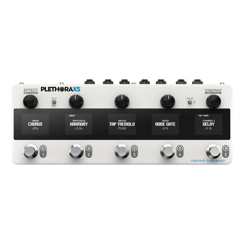 Pedal Toneprint Con Efectos Tc Electronic  Plethora X5 Gris