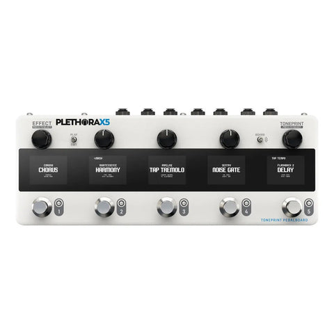Pedal Toneprint Con Efectos Tc Electronic  Plethora X5 Gris