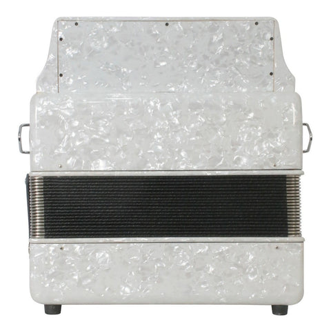 Moretti Verona Acordeón 12 Bajos 31 Botones Tono Sol Blanco