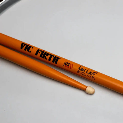 Baquetas Longitud 16in Vic Firth Signature Dave Weckl 2 Naranja