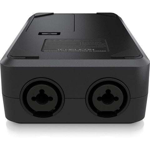 Interfaz De Audio/midi De 2 Canales Tc Helicon Go Twin Negro