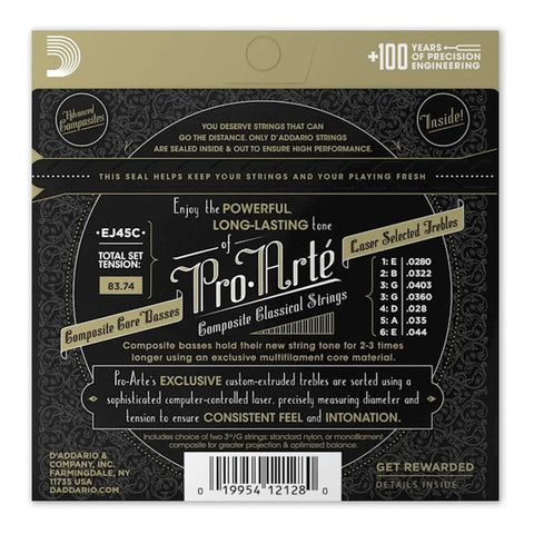 Cuerdas Guitarra Daddario Ej45c Bajos Composite Y Doble 3a G