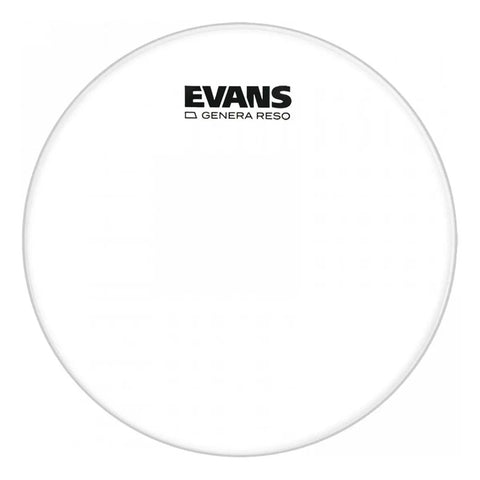 Parche Resonante Tom De 12 PuLG Clear Genera Evans Tt12gr Blanco