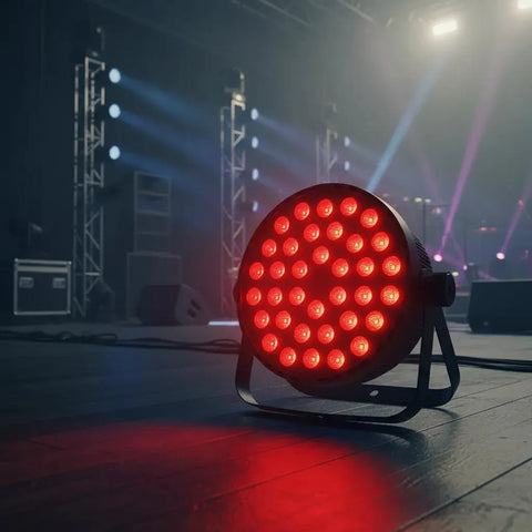Luz De Escenario Led Alienpro Par36x3wrgb