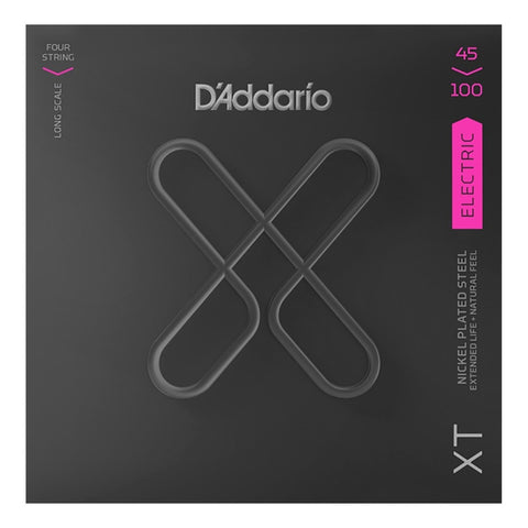 Daddario Xtb45100 Juego Cuerdas Para Bajo Eléctrico 45-100