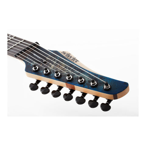 Guitarra Eléctrica Schecter Reaper-7 Multiscale 7 Cuerdas Fresno Satin Sky Burst