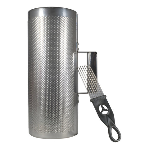 Guiro Guira De Acero Con Raspador Merengue Maxtone Mgtc-04 Plateado