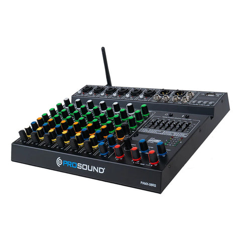 Mezcladora 8 Canales Con Efectos Prosound Pamx-08rs