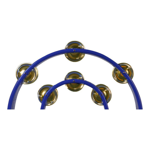 Pandero Forma De Media Luna Color Azul New Beat 818 Azul