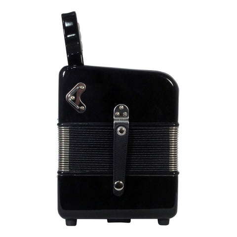 Moretti Milan Blk Acordeón De Botones Tono Sol Funda Correas