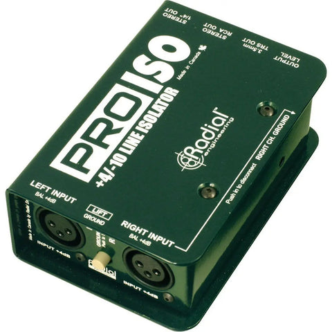 Isolador De Linea Estereo Radial Pro Iso