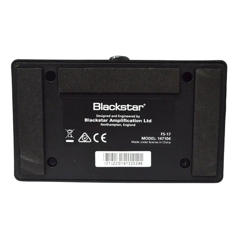 Pedal Conmutador Blackstar Fs-17 Amplificador Sonnet 60/120 Reverb Mute Negro