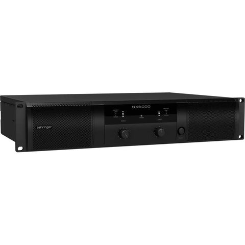 Amplificador De Audio Behringer Nx6000 6000 Watts Clase D Color Negro Potencia De Salida Rms 6000 W