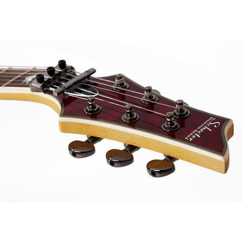 Guitarra Eléctrica Cereza Negro, Schecter Omen Extreme-6 Fr Diestro Black Cherry Palo De Rosa