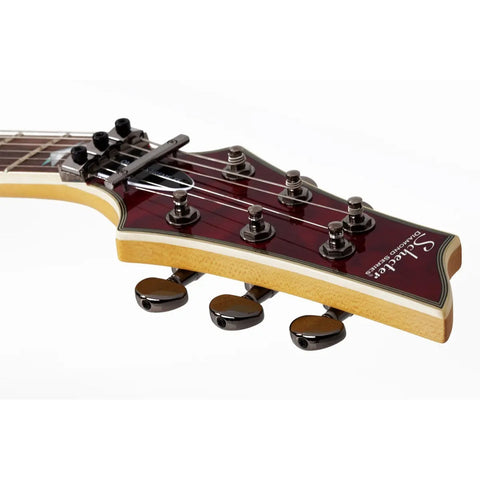Guitarra Eléctrica Cereza Negro, Schecter Omen Extreme-6 Fr Diestro Black Cherry Palo De Rosa