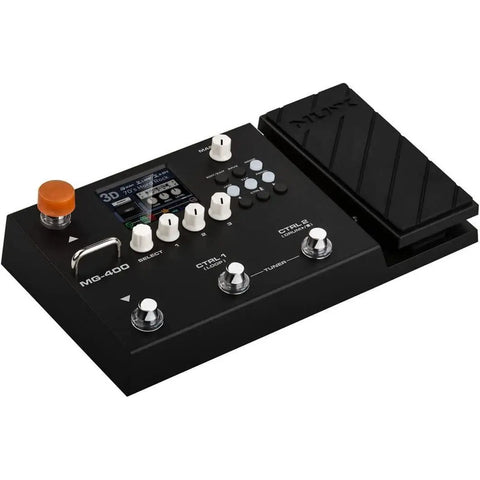 Pedal Multiefectos Nux Mg-400 Para Guitarra Bajo Y Voz Neg Negro