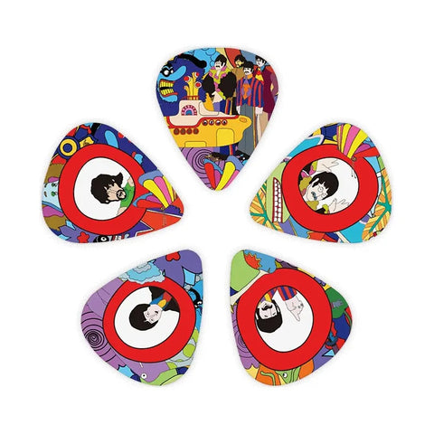 Daddario 1cwh2-10b6 Set De 10 Plumillas The Beatles Color Varios