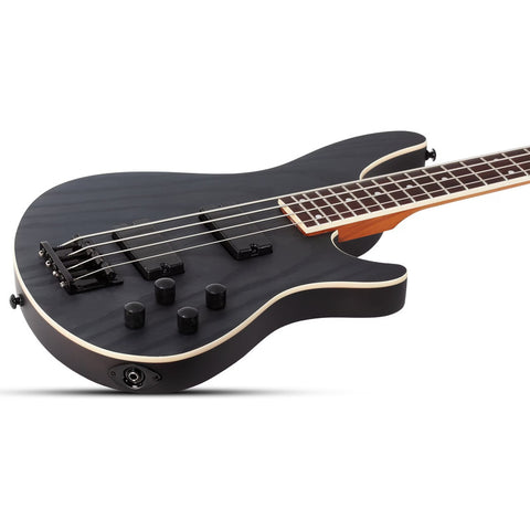 Bajo Electric 4 Cuerdas Schecter C-4 Standard Charcoal Satin Diestro Gris Oscuro Mate 4