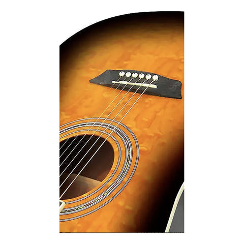 Washburn Wshagpakqttb-u  Pack Guitarra Acústica Tobacco Bur Tobacco Diestro