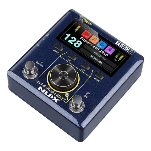 Pedal Modelador Amplificador Nux Nss-6 Solid Studio Mkii Negro