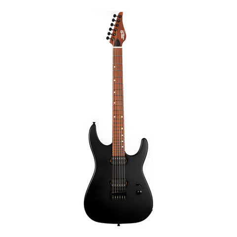 Guitarra Eléctrica Jet Guitars Js-501 Stygian Black Satin Diestro Negro Rosewood
