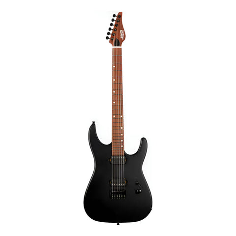Guitarra Eléctrica Jet Guitars Js-501 Stygian Black Satin Diestro Negro Palo De Rosa