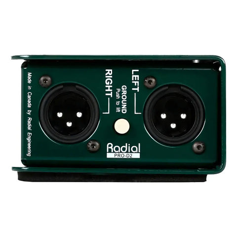 Caja Directa Pasiva 2 Canales Radial Prod2 Para Teclados E Instrumentos
