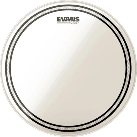 Parche Para Tom De Batería 12 Pulgadas Evans Drumheads Tt12ec2s Clear