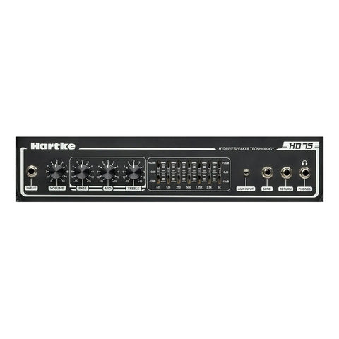 Amplificador Combo Bajo Hartke Hd75 75w 2 Canales Bocina 12  Jack 1/4  Negro