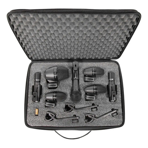 Kit De Micrófono Shure Pga Drum Kit 7 Para Batería, Color Negro
